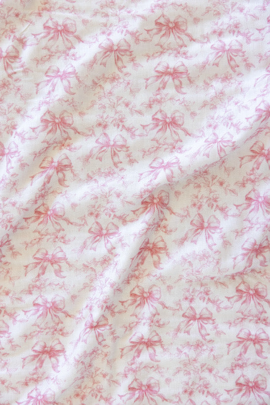 Bow + Fleur Snuggle Sheet